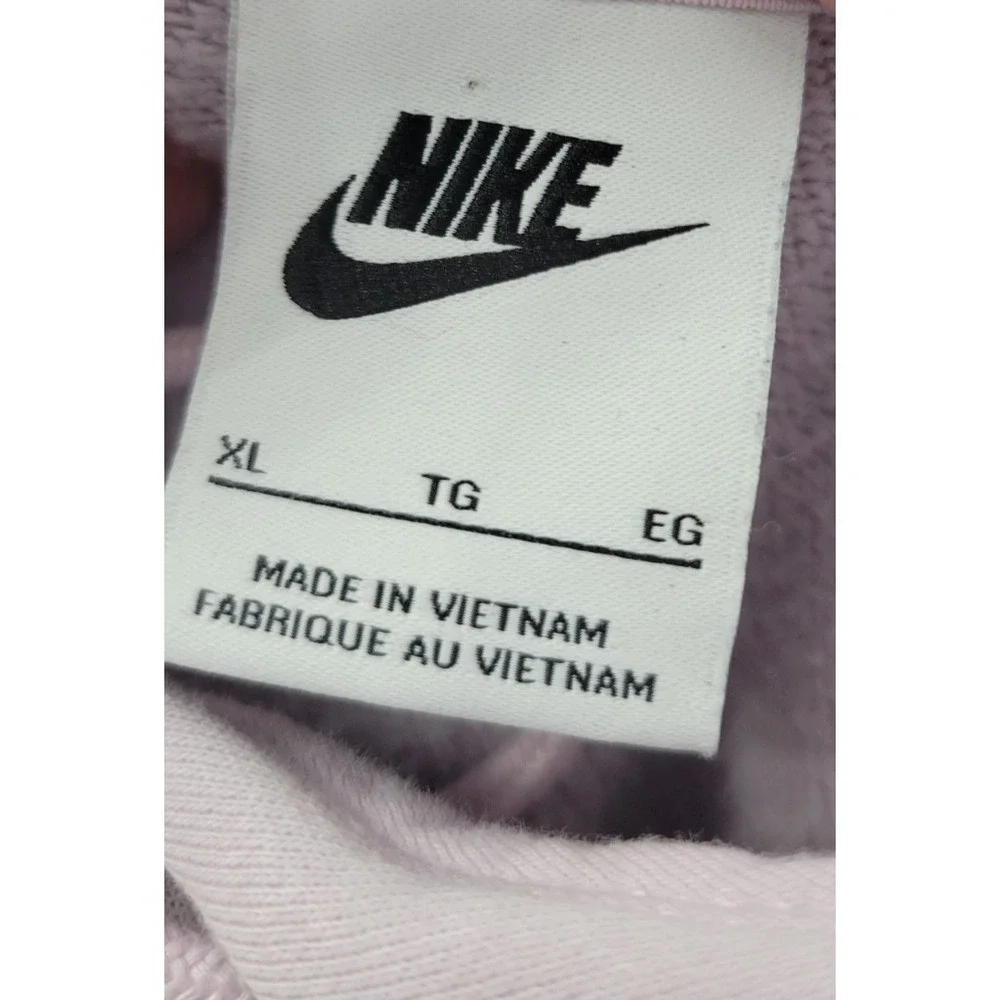 Nike Cropped Womens XL Light Purple Lavender Hoodie Sweatshirt EUC